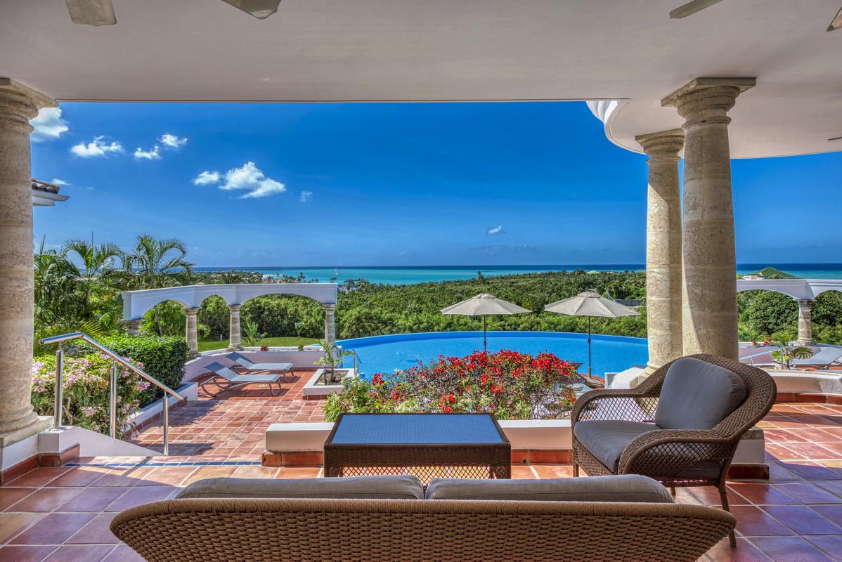 Location villa Saint Martin Terres Basses - Villa 4 chambres 8 personnes - villa vue mer et piscine - Baie aux Prunes (10)